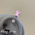 kitty doll helix earrings