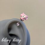 kitty doll helix earrings