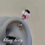 kitty doll helix earrings