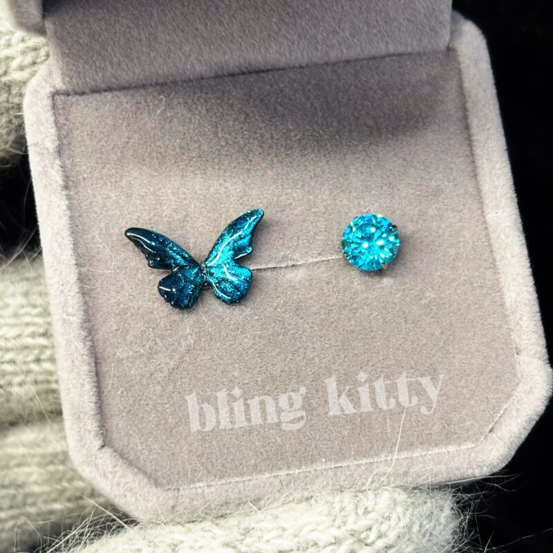 aurora butterfly stud earrings aurora butterfly stud earrings